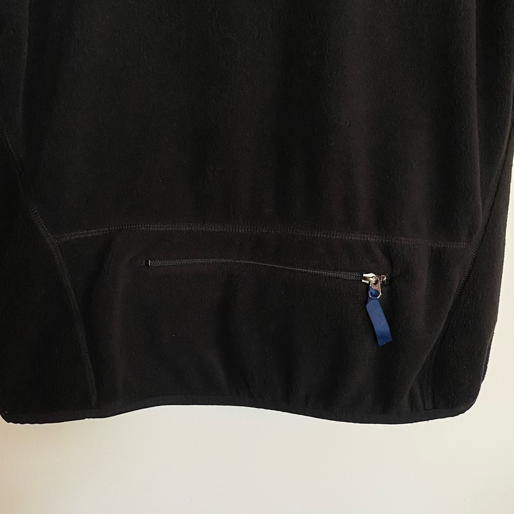 Vtg 90s PATAGONIA fleece Vest Black full zip Womens size XL - Picture 7 of 10